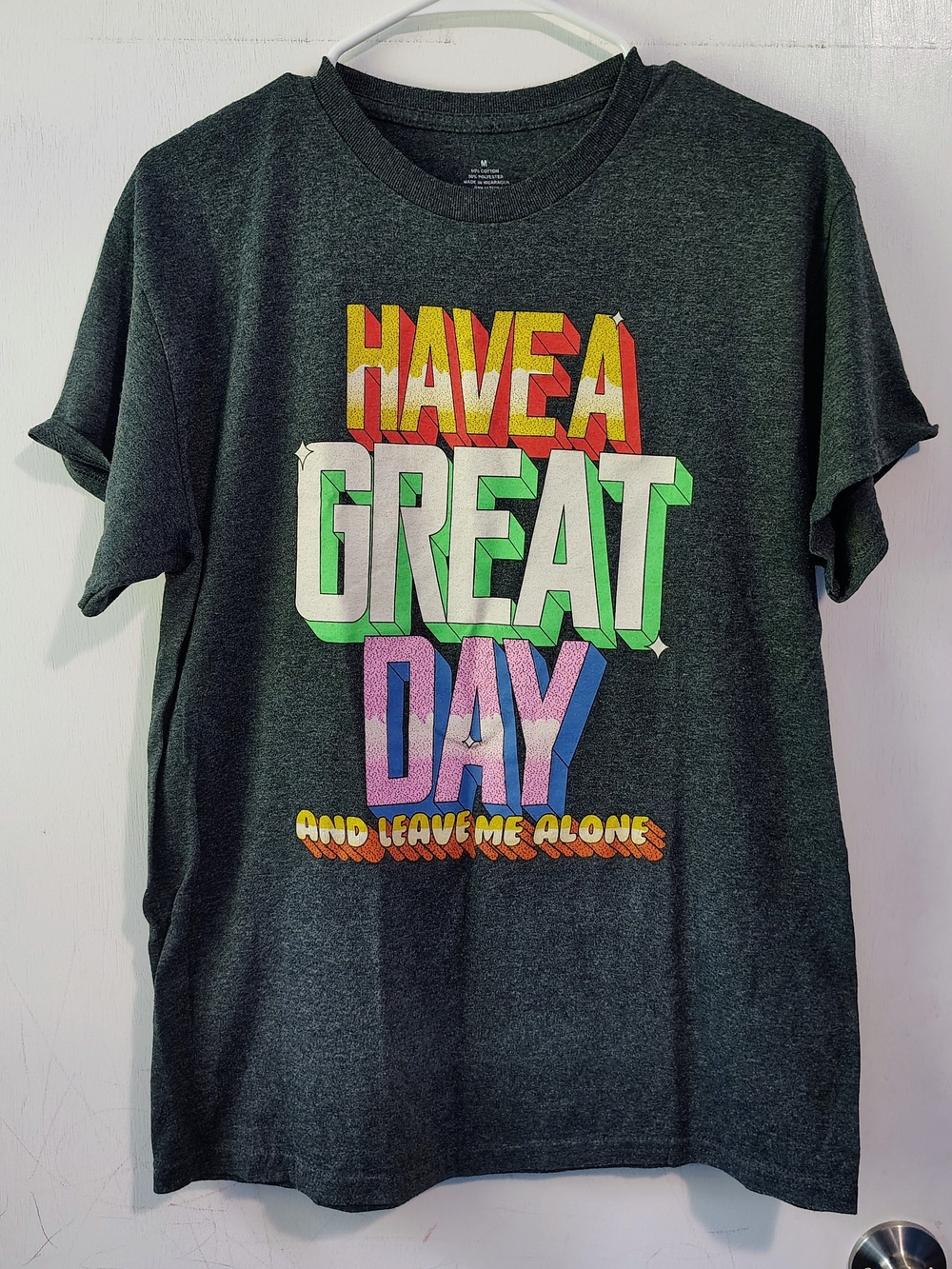 Have A Great Day Multicolor Graphic Tee - Unknown Brand